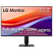 LG - 24" IPS FHD 120Hz Monitor with HDR10 HDMI - Black