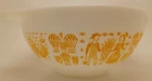 Pyrex Pumpkin Amish Butterprint #442 Orange 1 1/2 Quart  Cinderella Bowl