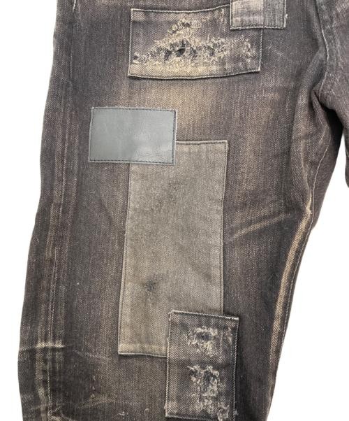 glamb                    Patchwork denim pants bl… - image 9