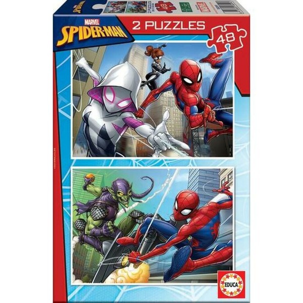 Puzzle Spiderman Educa (2 X 48 Pcs)-image