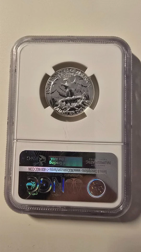 1957 washington quarter proof 68 Star - Image 2 of 2