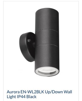 Up Down Lights Gu10 Aurora EN-WL2 schwarz