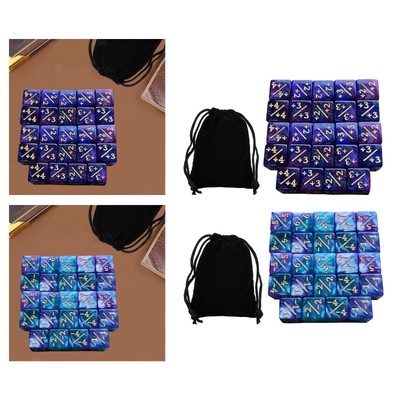 24x Dice Counter Cards Game Dice Follow  up für Messgeräte von Rollenspielen