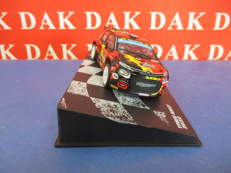 Die cast 1/43 Modellino Auto Citroen C3 Rally2 Rally Ypres 2022 S. Lefebvre**** - Immagine 3 di 4