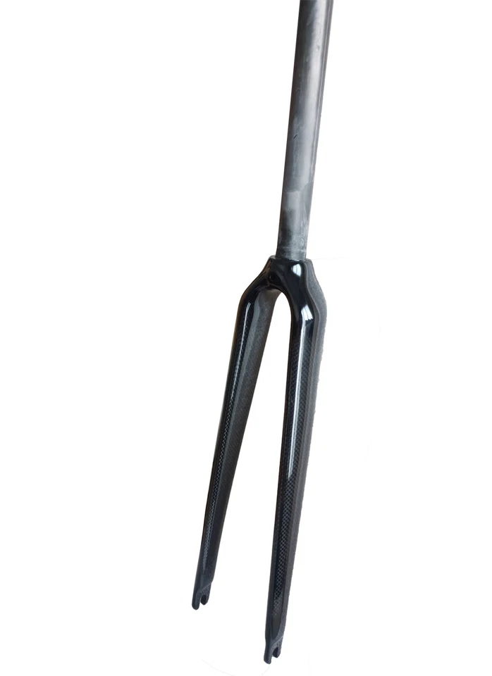 700C bicycle 1in Threadless Road Bike Carbon fiber Fork 1" ( 25.4 mm ) gloss - Image 3 of 4