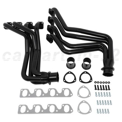 Black Header For 77-79 Ford F150/F250/F350 4WD 351-400 Ci V8 Exhaust Manifold