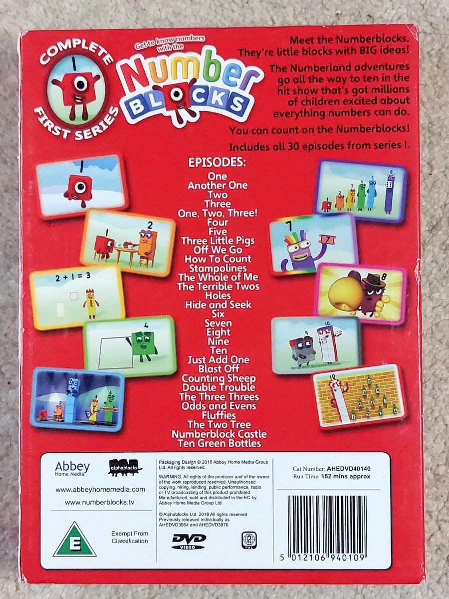 Number Blocks Complete First Series Region 2 DVD for sale Number Blocks Complete First Series Region 2 DVD for sale