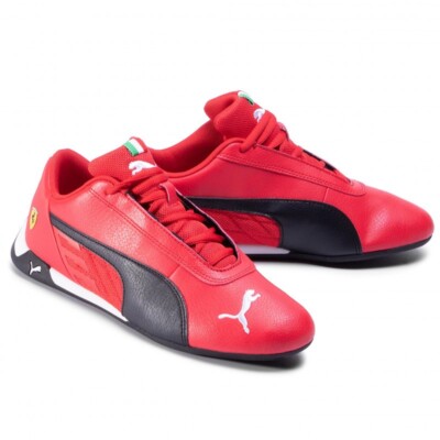 DAMEN Turnschuhe PUMA Ferrari Race R-Cat Jr 306546 01 Rosso Corsa/Puma Schwarz G