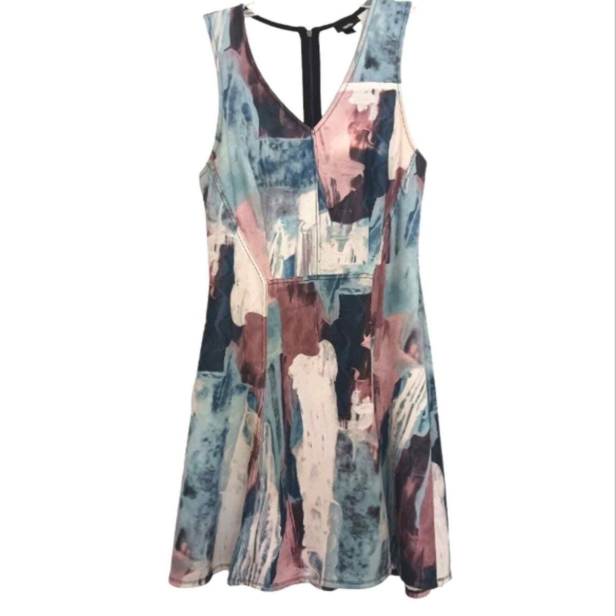 Robe Tunique Mossimo Tie-dye - Taille S, Encolure V, Motif Tie-dye Multicolore, Neuve Avec étiquettes