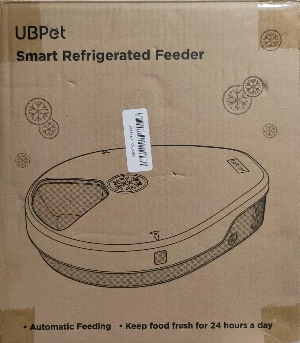 Cat Feeder Wet Food, Semiconductor Cooling 5 Meal Timed Wet Food