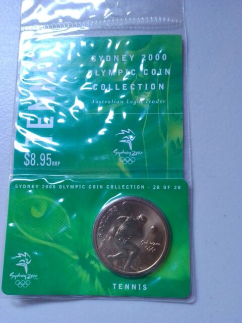 2000 FIVE DOLLAR COIN - Tennis SYDNEY OLYMPIC COLLECTION No 28 2000 FIVE DOLLAR COIN - Tennis SYDNEY OLYMPIC COLLECTION No 28