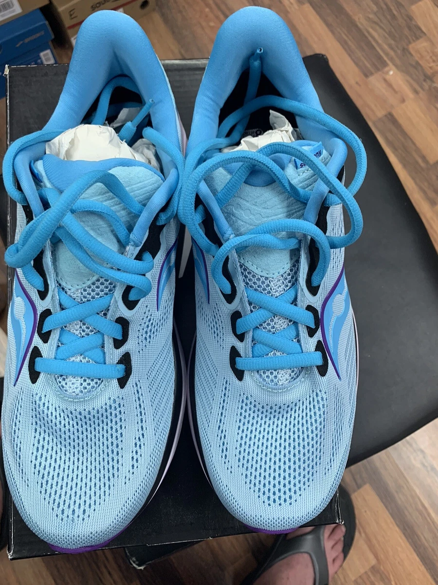 Saucony Donna Ride 9, Scarpe Da Running Ammortizzate, Con Intersuola Everun E Dettagli Riflettenti, Perfette Per Corsa Serale - 3