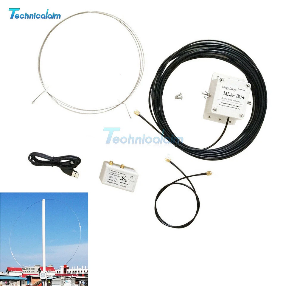 MLA-30+ (plus) 0.5-30MHz Ring Active Receive Antenna Wave Loop Radio Antenna DE - Bild 2 von 4