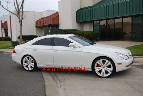 1998-1999 Mercedes Benz CL500 Front + Rear Red "MGP" Brake Disc Caliper Covers - Picture 10 of 10