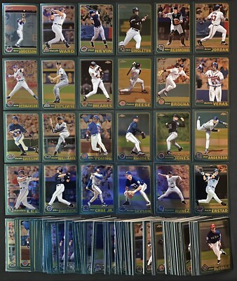 2001 Topps Chrome - Baseball Cards - #1-220 - Complete Your Set - You U Pick