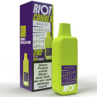 RIOT Squad Connex   Guava Passionfruit & Pineapple   Prefilled Pod 2er Pack 2ml 