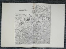 Schlacht bei Liaoyan Russisch-Japanischer Krieg Original KARTE von 1910