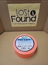 SEALED Pro Tapes  Specialties Pro Gaff Tape Fluorescent Orange 2" x 50 yds