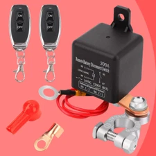 Car Battery Disconnect Switch Remote Control Power Kill Master Isolator Cut Off