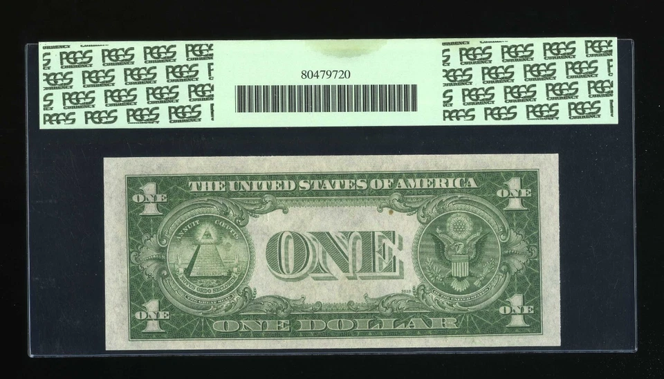 DBR 1935-A $1 North Africa Silver Fr. 2306 RC Block PCGS 62 Serial R97491526C - Image 2 of 2
