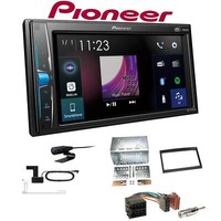Pioneer Multimedia Autoradio Bluetooth Dab+ FüR Peugeot 307 2001-2009 In Schwarz