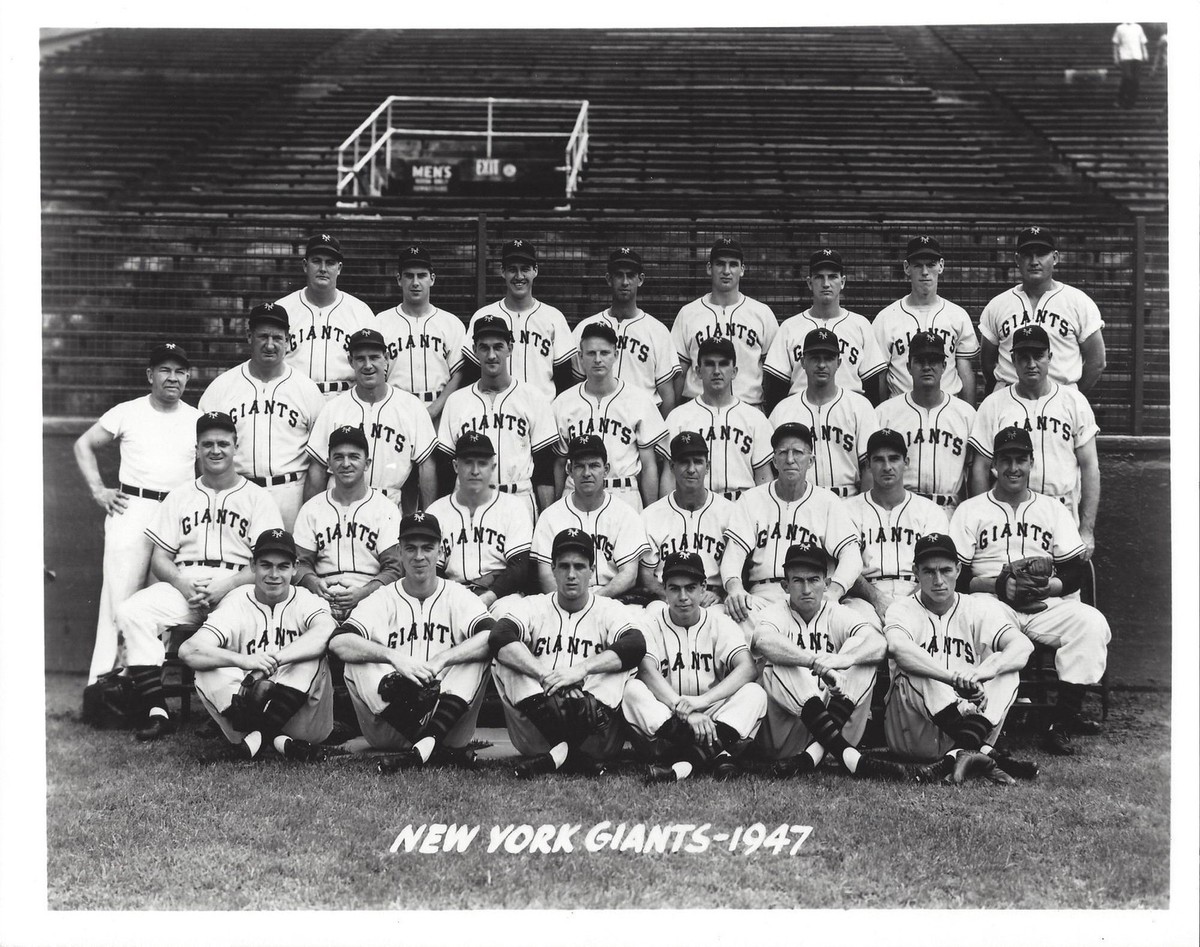 1947 NEW YORK GIANTS 8X10 TEAM PHOTO BASEBALL MLB PICTURE NY | eBay