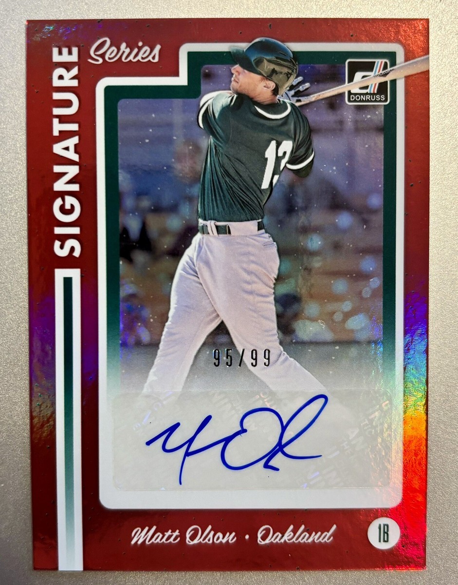 Matt Olson Autograph. 2017 Signature Series /99 | eBay