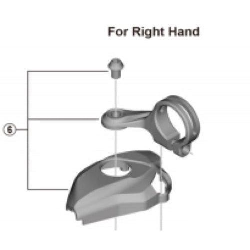 SHIMANO Mountain Shifter Parts Right Base Cap & Bolt 22.2mm