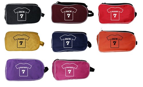 Personalised Shoe bag Boot Bag Football Rugby Bowling Sports - Custom Printed - Picture 2 of 10