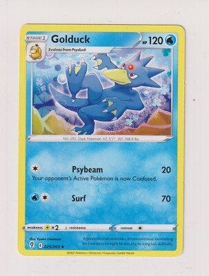 Golduck - Pokemon 2021 -  Evolving Skies / Drachenwandel - 025/ 203 - NM