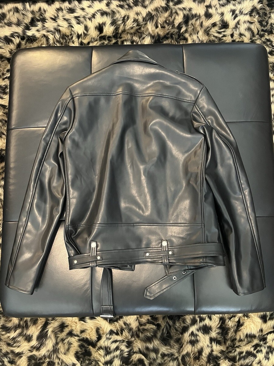 Straight To Hell Commando Vegan Leather Jacket 38 L | eBay