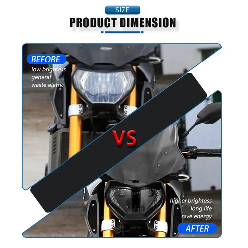 E9 Approved LED Headlight Headlamp Front Light For Yamaha MT07 FZ07 2018-2020 - Picture 5 of 10
