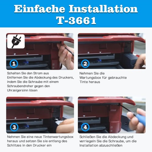 T3661 Wartungsbox für Epson Expression Premium XP 6000 XP 6100 XP 15000 XP 6005 - Afbeelding 2 van 10