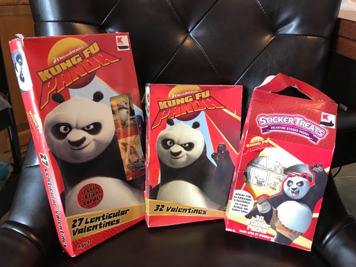 DreamWorks Kung Fu Panda Valentine cards some boxes damage (3
