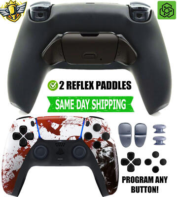 Red Zombie Pro 2 Competition Reflex Paddles Silent Modz Controller for PS5 OEM