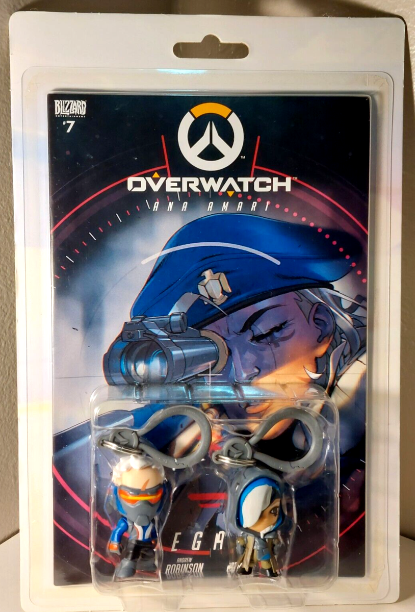 ユウゴ 神機レプリカメタルオーナメント OVERWATCH #7 Ana Amari LEGACY - 2 Blizzard Comic Books & Backpack