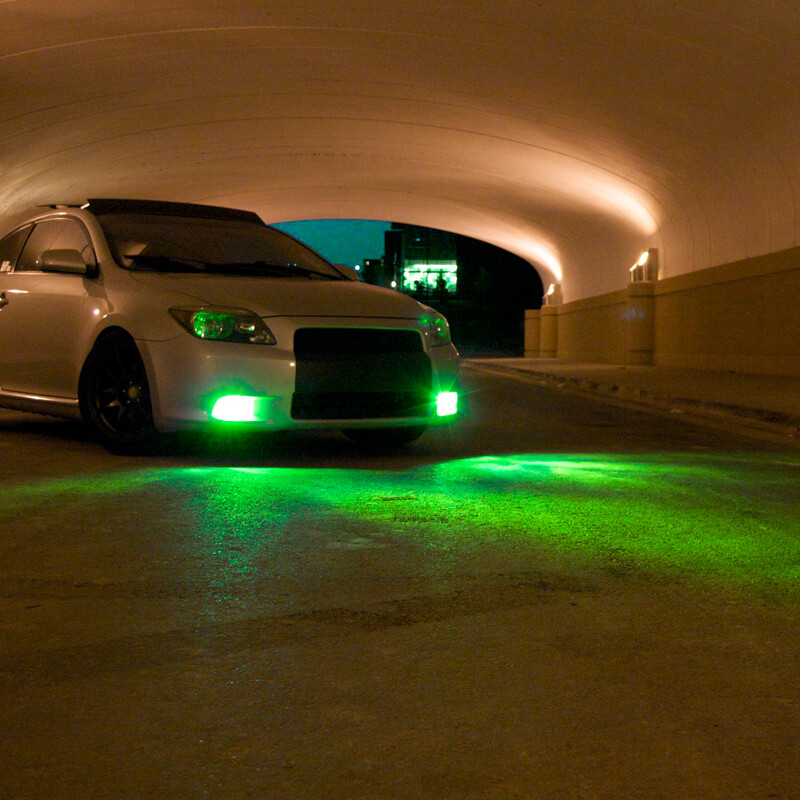 Green Fog Lights