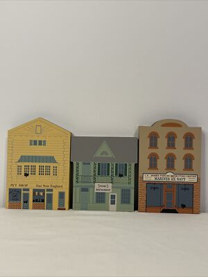 The Cat's Meow Series XI Lot Of 3 Pieces Dated 1993 Faline US Armed Forces