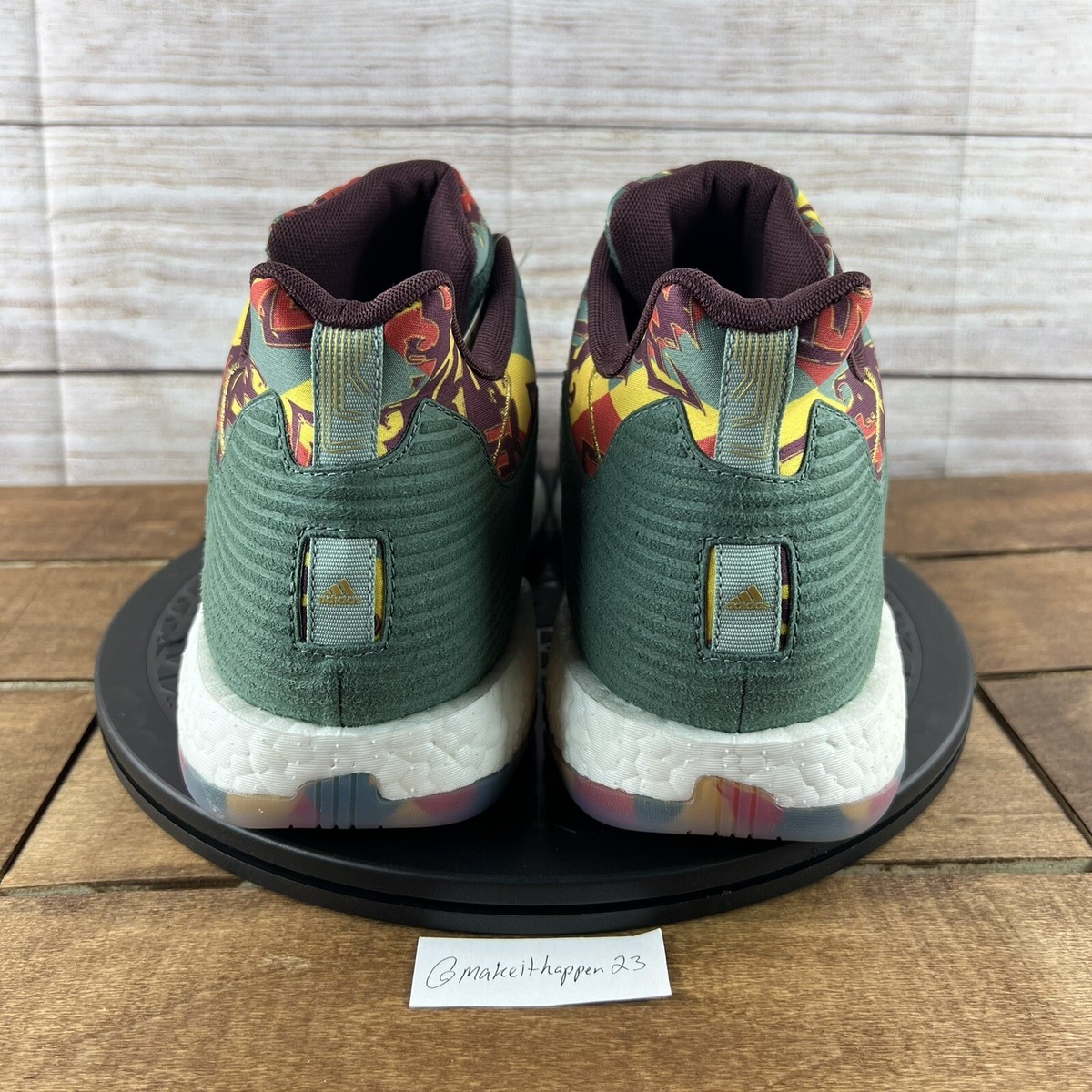 Adidas TMAC Millennium 2 Basketball Shoes Men’s Size 13.5  FW8548 adidas T-Mac Millennium 2 Green Multi-Color for Sale  main image 2