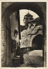 Old postcard AK Rothenburg- Spitaltor GERMANY (1076232)
