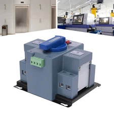 63A 2P ATS Dual Power Automatic Transfer Switch for Generator Changeover Switch