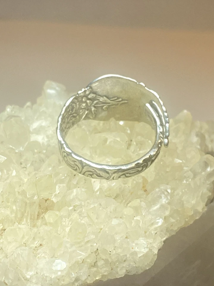 Pájaro Cuchara Anillo Pájaros Paloma Paz Banda Plata Esterlina Mujeres Niña B Foto 4 de 4