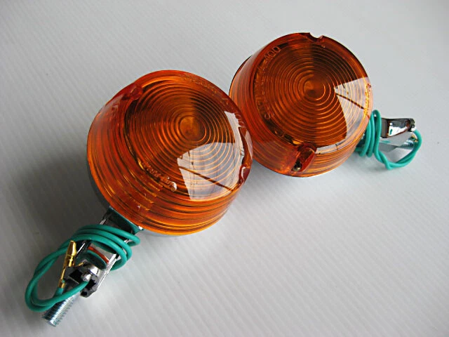 Fit SUZUKI T20 T21 T90 T125 WOLF STINGER REAR TURN SIGNAL WINKER SET (2PCS)#BI# Foto 3 de 4