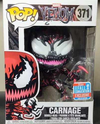 Funko Pop! Venom -  CARNAGE With Tendrils #371 2018 Fall Convention Exclusive