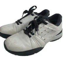 OGIO SYNKFIT LTS SPIKED GOLF SHOES MENS SIZE 10 WHITE BLACK