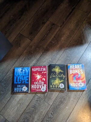 Ugly Love, Hopeless, Verity and Heart Bones Books Written by Colleen Hoover