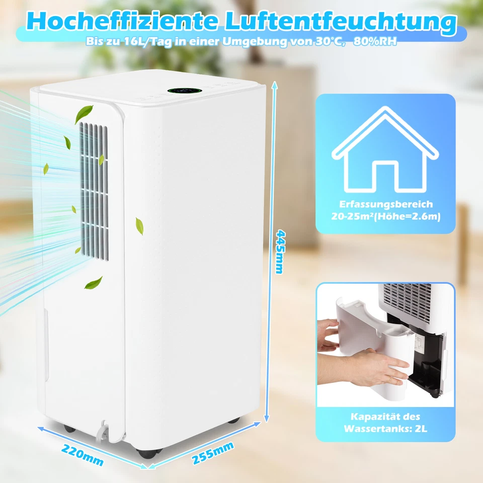 Cecaylie Luftentfeuchter für Wohnraum Keller und Schlafzimmer