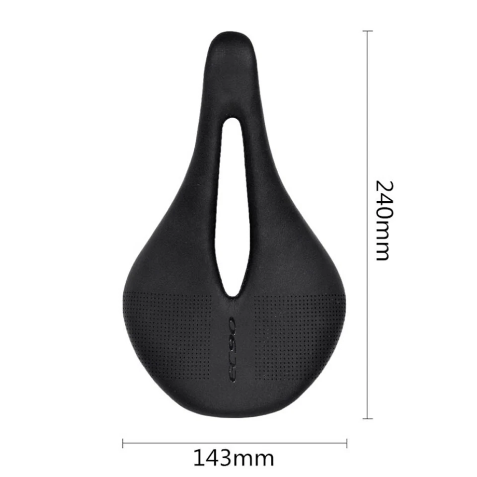 U BALUGOE Carbono + Couro Assento de Bicicleta Selim de Bicicleta MTB Selim de Bicicleta de Estrada - Imagem 4 de 4