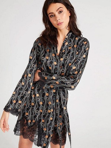 Vestido de seda Aubade con encaje Toi Mon Amour - Mujeres Ropa de noche Mangas largas Prendas para dormir - Imagen 5 de 5
