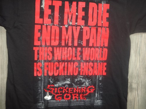 Sickening Gore Shirt Death Metal Demilich Dead Infection Cephalic Carnage L - Bild 2 von 4